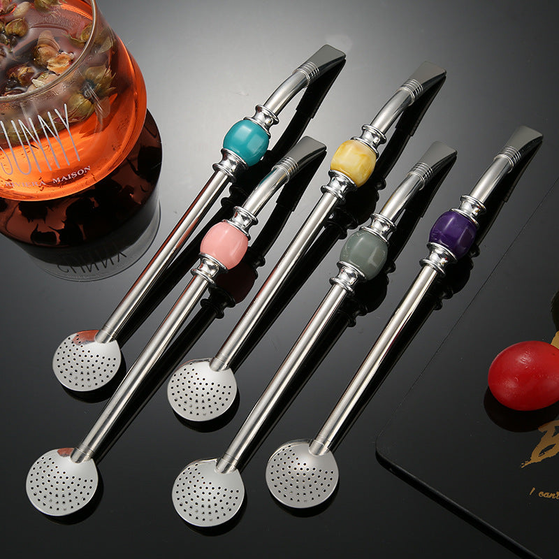 Merluna™ Argentine Mate Tea Filter Straw