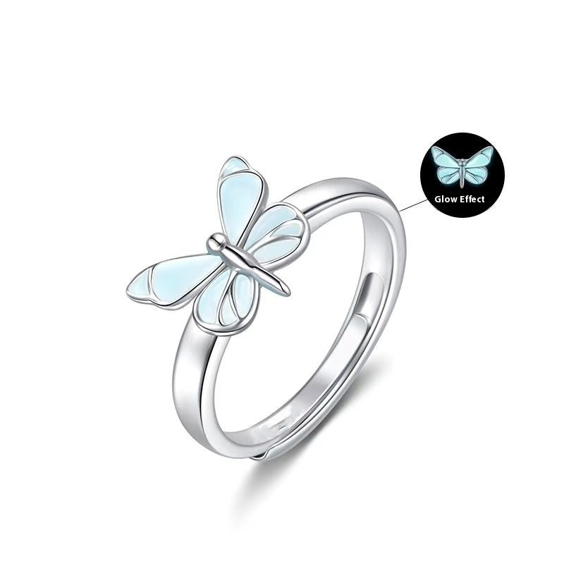 Merluna™ Luminous Butterfly Ring