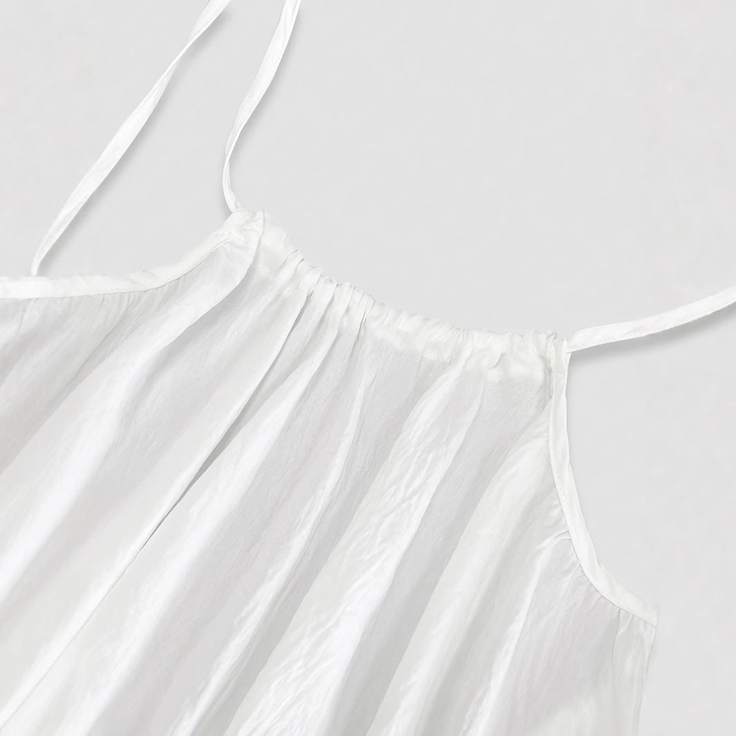 Women's Backless Loose Long Home Wear Dress