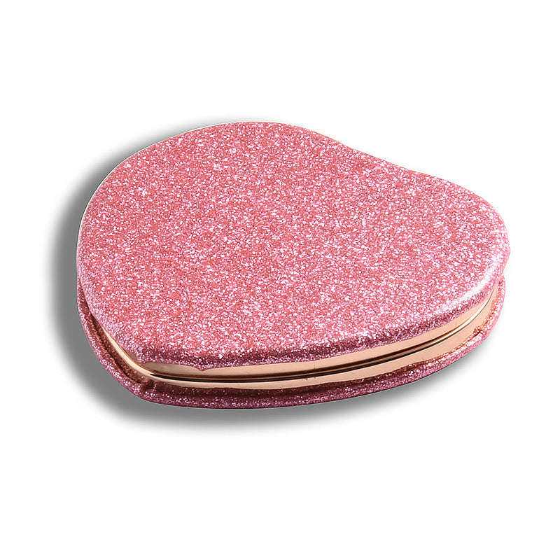 Merluna™ Heart-Shaped Portable  Makeup Mirror