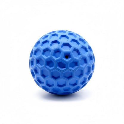 Squeaky rubber dog ball