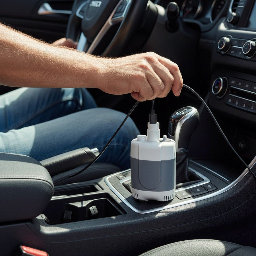 Charging the pump from the car USB port