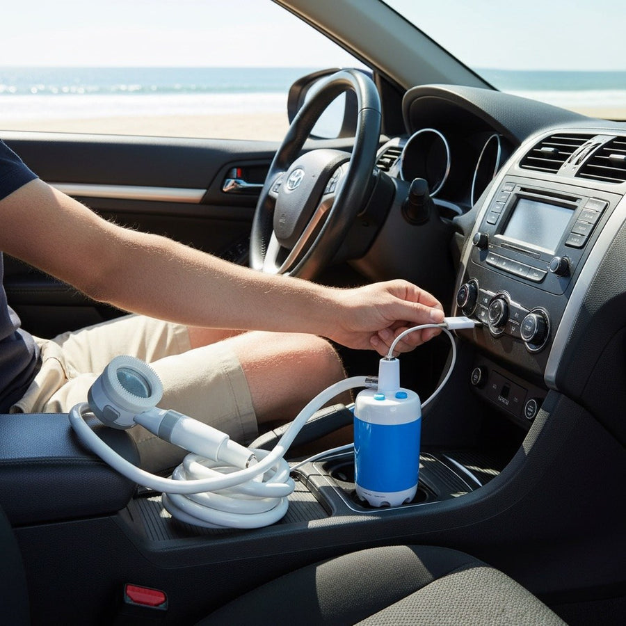 Charging the pump from the car USB port