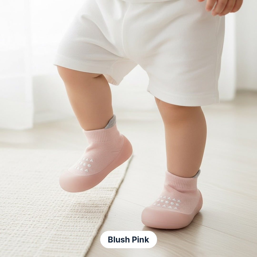 Blush Pink sock sneakers