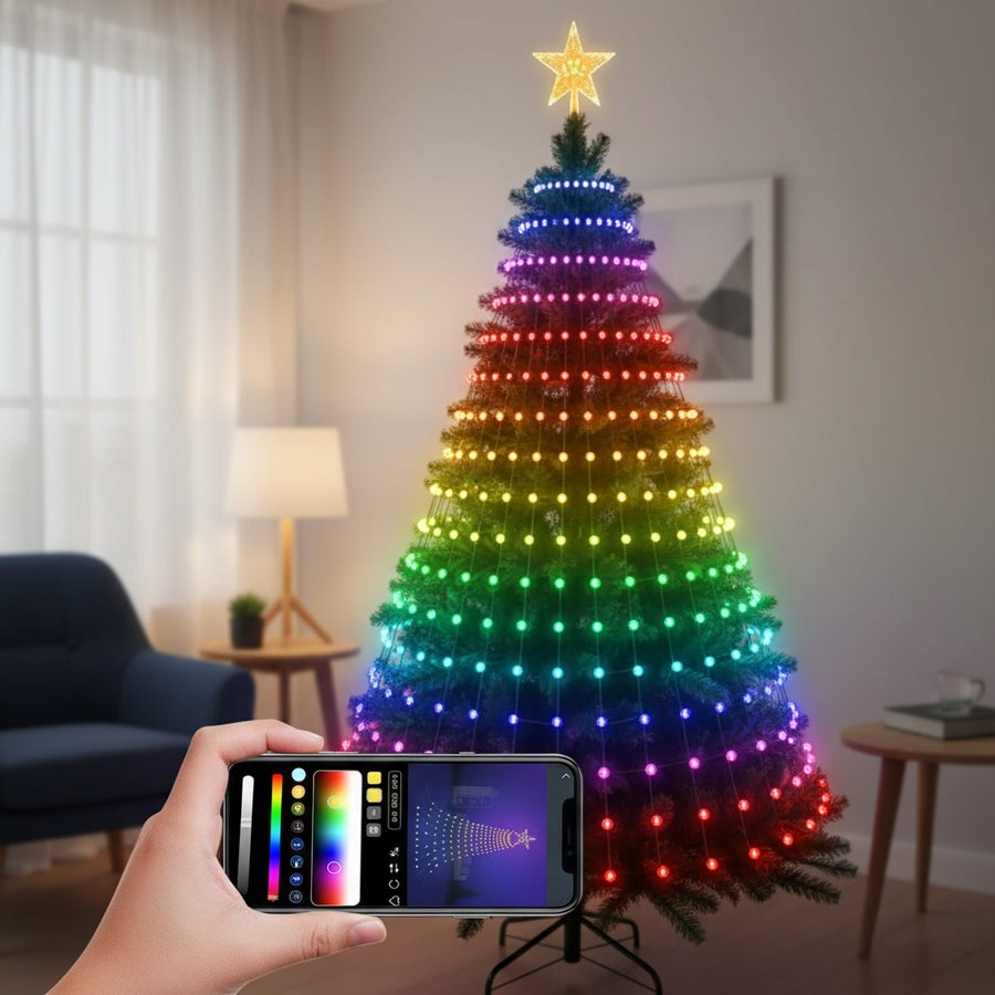Choosing a colour pattern in the app